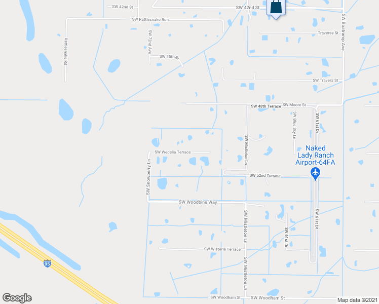 map of restaurants, bars, coffee shops, grocery stores, and more near 6957 Southwest Wedelia Terrace in Palm City