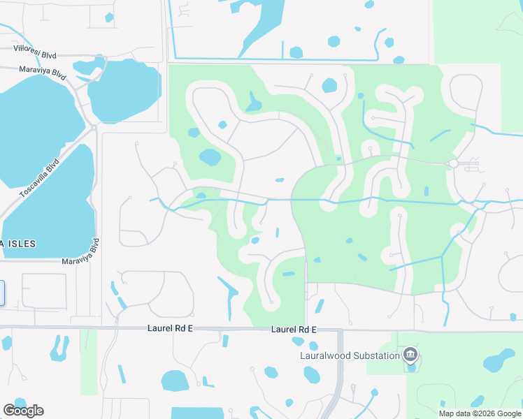 map of restaurants, bars, coffee shops, grocery stores, and more near 106 Mestre Court in Venice