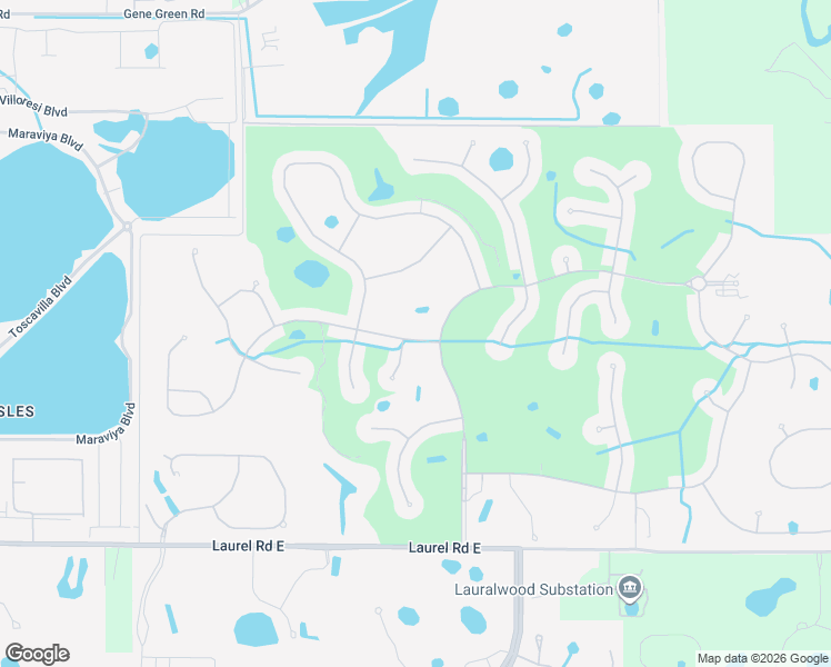 map of restaurants, bars, coffee shops, grocery stores, and more near 105 Padova Way in Nokomis