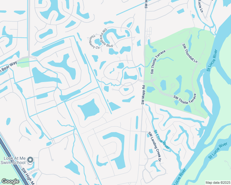 map of restaurants, bars, coffee shops, grocery stores, and more near 1443 Southwest Troon Circle in Palm City