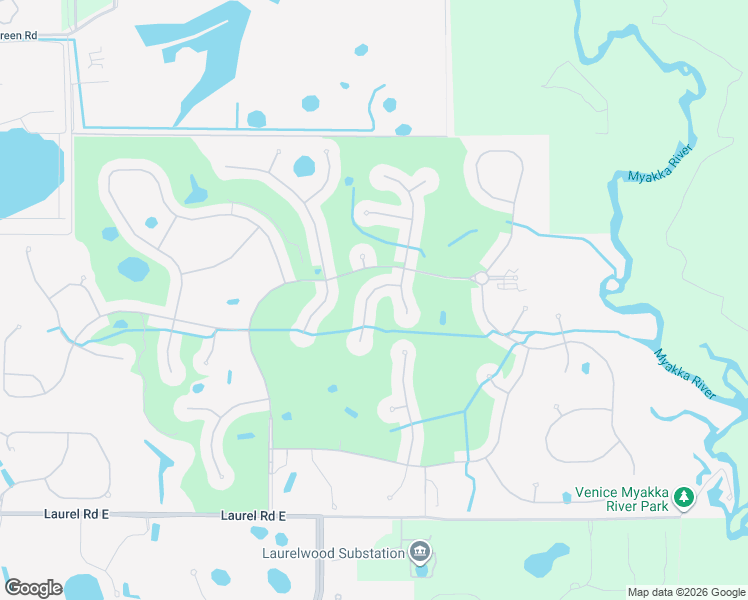 map of restaurants, bars, coffee shops, grocery stores, and more near 129 Palazzo Court in Venice