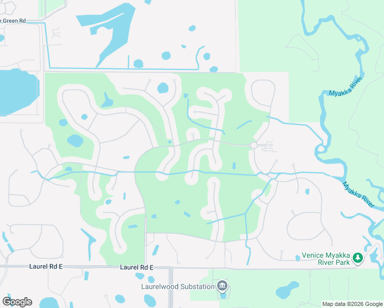 map of restaurants, bars, coffee shops, grocery stores, and more near 129 Palazzo Court in Venice
