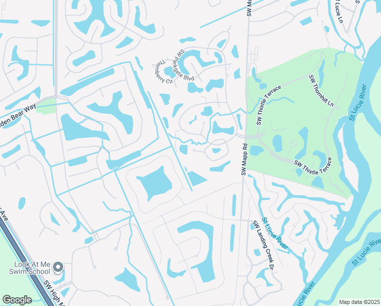 map of restaurants, bars, coffee shops, grocery stores, and more near 1443 Southwest Troon Circle in Palm City