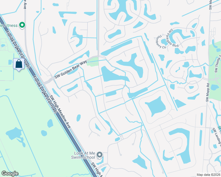 map of restaurants, bars, coffee shops, grocery stores, and more near 4785 Southwest Long Bay Drive in Palm City