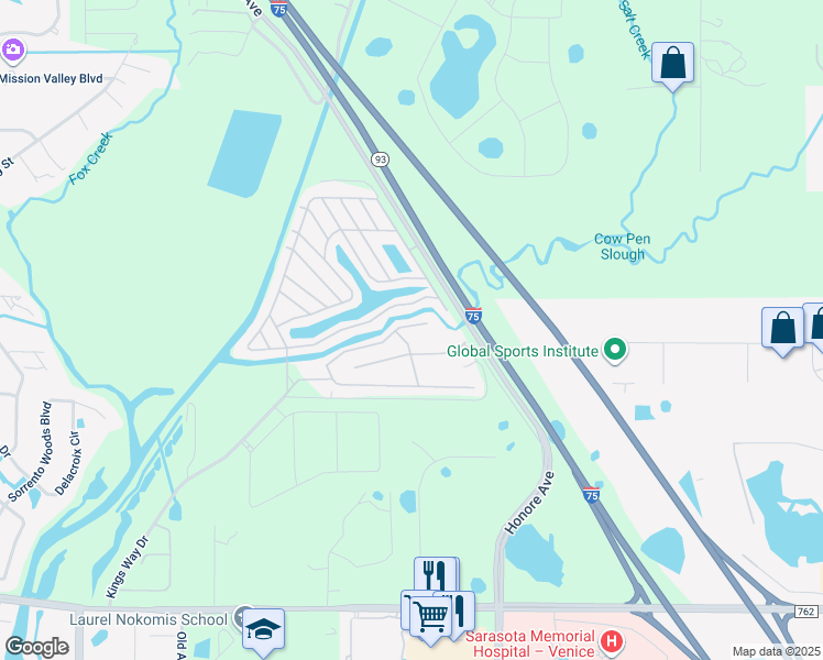map of restaurants, bars, coffee shops, grocery stores, and more near 161 Brookshire Drive in Nokomis