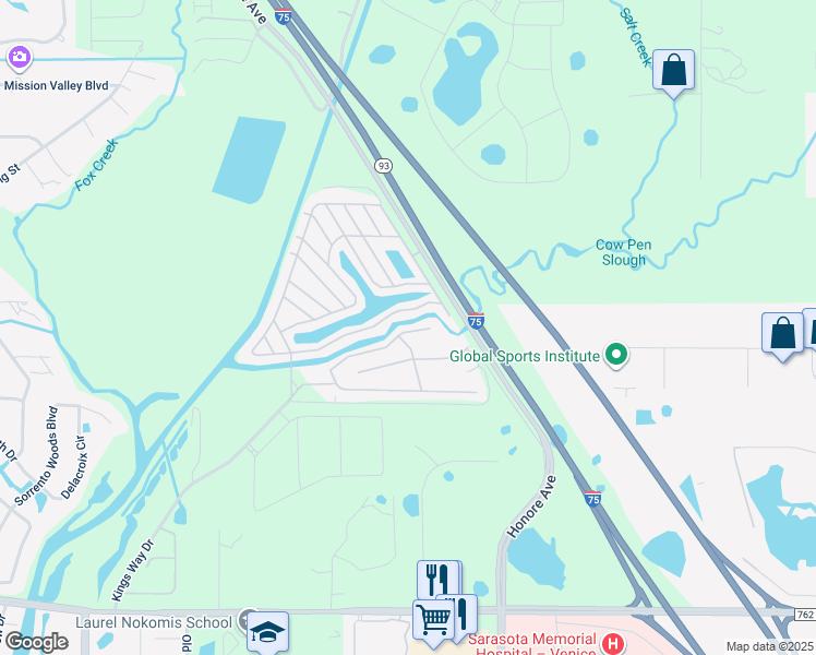 map of restaurants, bars, coffee shops, grocery stores, and more near 161 Brookshire Drive in Nokomis