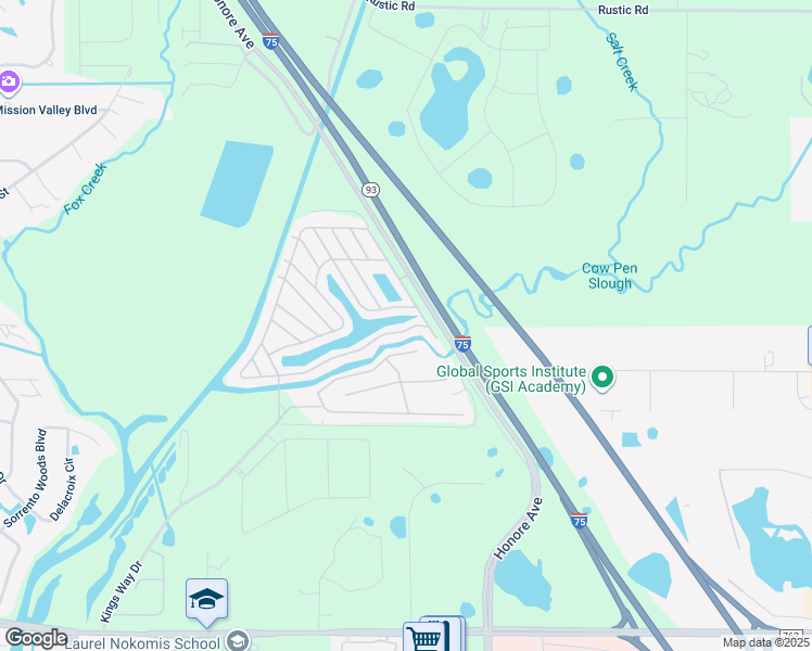 map of restaurants, bars, coffee shops, grocery stores, and more near 88 King Arthur Drive in Nokomis