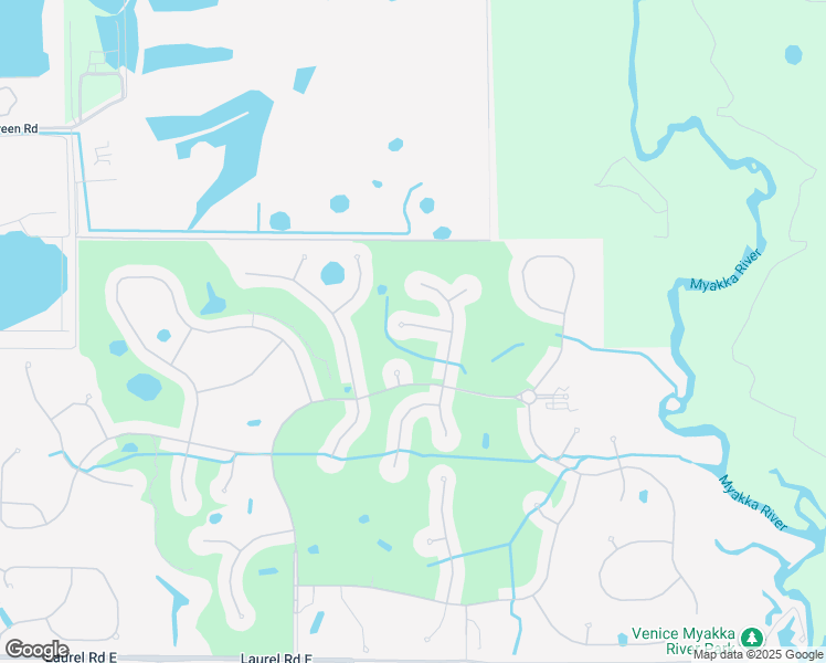 map of restaurants, bars, coffee shops, grocery stores, and more near 121 Bellini Court in Venice