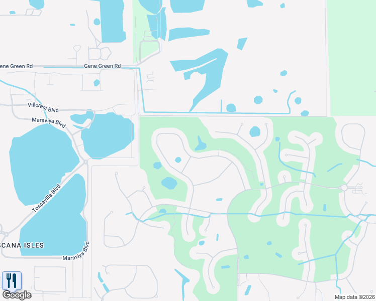 map of restaurants, bars, coffee shops, grocery stores, and more near 113 Caneletto Way in Venice