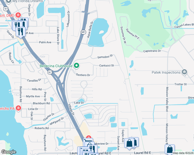 map of restaurants, bars, coffee shops, grocery stores, and more near 326 9th Street in Nokomis
