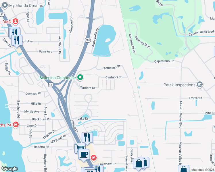 map of restaurants, bars, coffee shops, grocery stores, and more near 326 9th Street in Nokomis