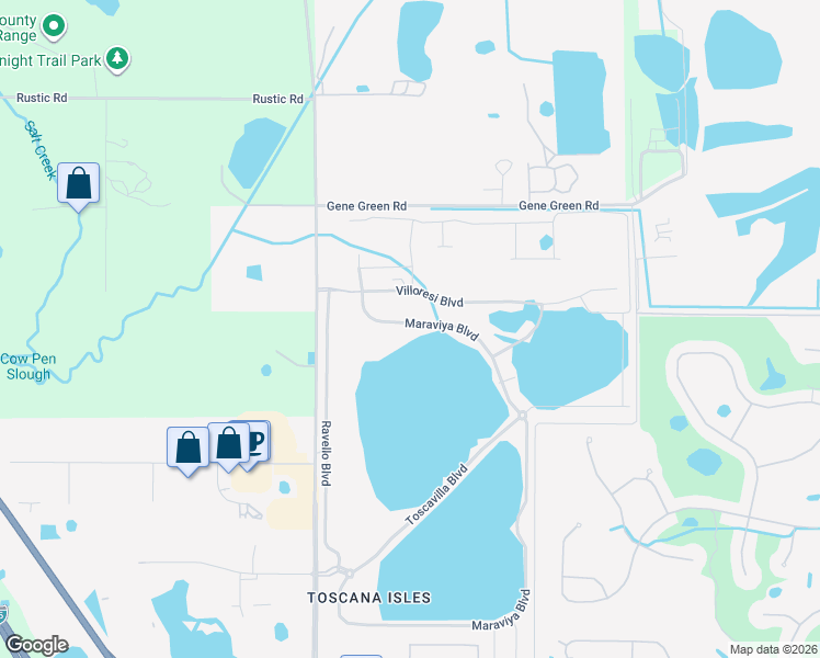map of restaurants, bars, coffee shops, grocery stores, and more near 1080-1092 Knights Trail Road in Nokomis