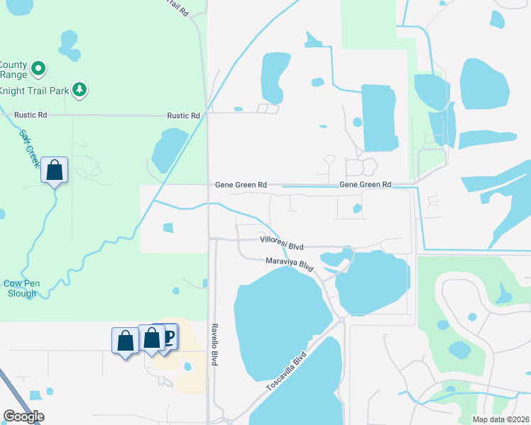 map of restaurants, bars, coffee shops, grocery stores, and more near 500-576 Gene Green Road in Nokomis