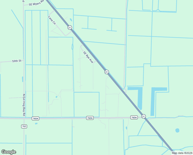map of restaurants, bars, coffee shops, grocery stores, and more near 4750 Southeast Rye Avenue in Arcadia