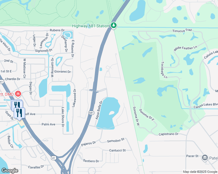 map of restaurants, bars, coffee shops, grocery stores, and more near in Laurel
