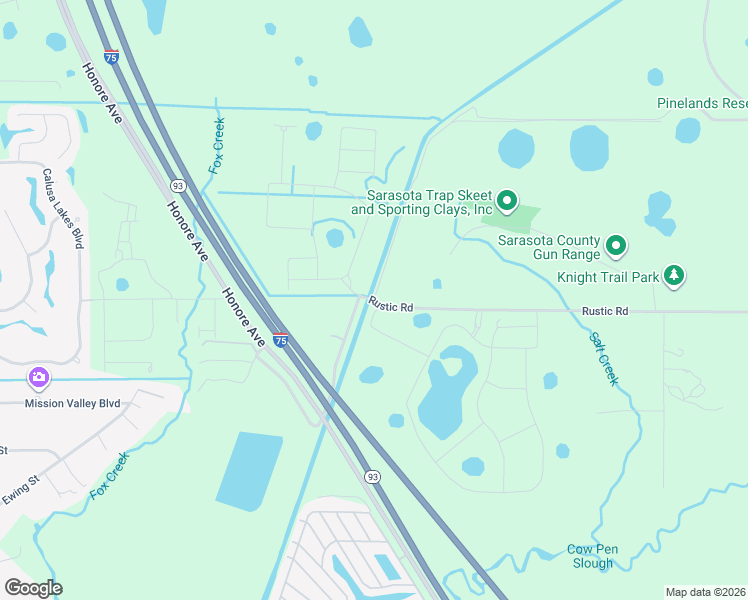 map of restaurants, bars, coffee shops, grocery stores, and more near 3320 Rustic Road in Nokomis