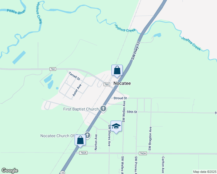 map of restaurants, bars, coffee shops, grocery stores, and more near in Nocatee