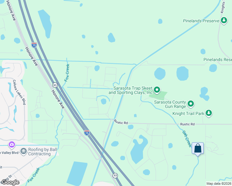map of restaurants, bars, coffee shops, grocery stores, and more near Unnamed Road in Nokomis