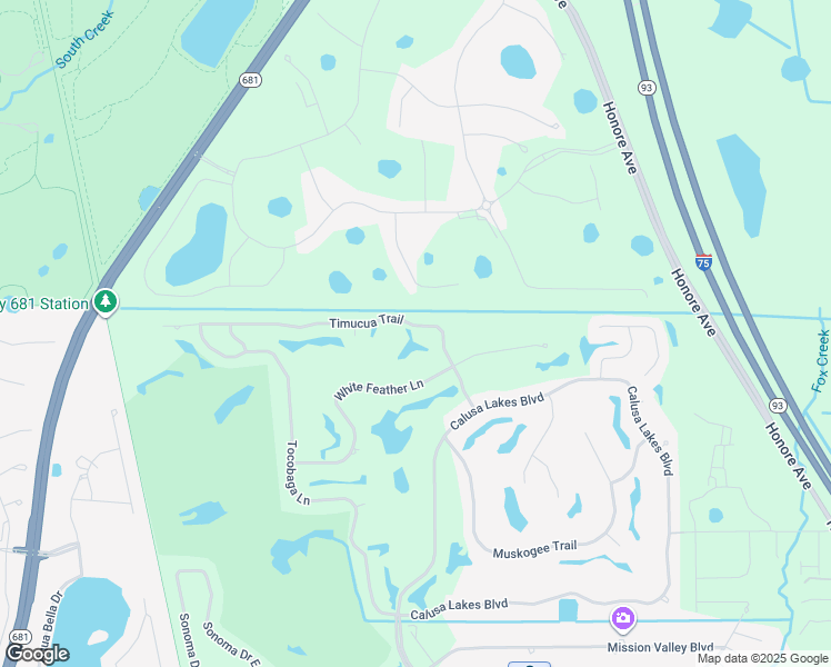 map of restaurants, bars, coffee shops, grocery stores, and more near 2049 Timucua Trail in Nokomis