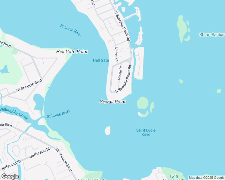 map of restaurants, bars, coffee shops, grocery stores, and more near 37 East High Point Road in Stuart