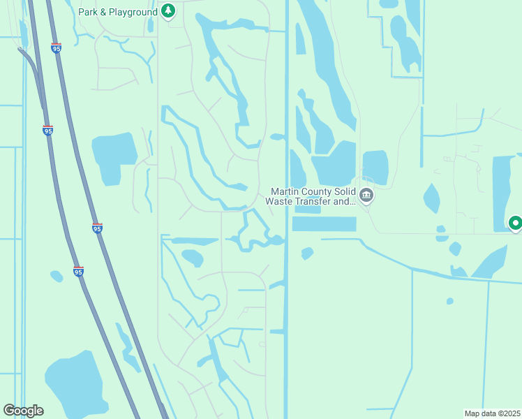 map of restaurants, bars, coffee shops, grocery stores, and more near 2208 Southwest Austin Lane in Palm City