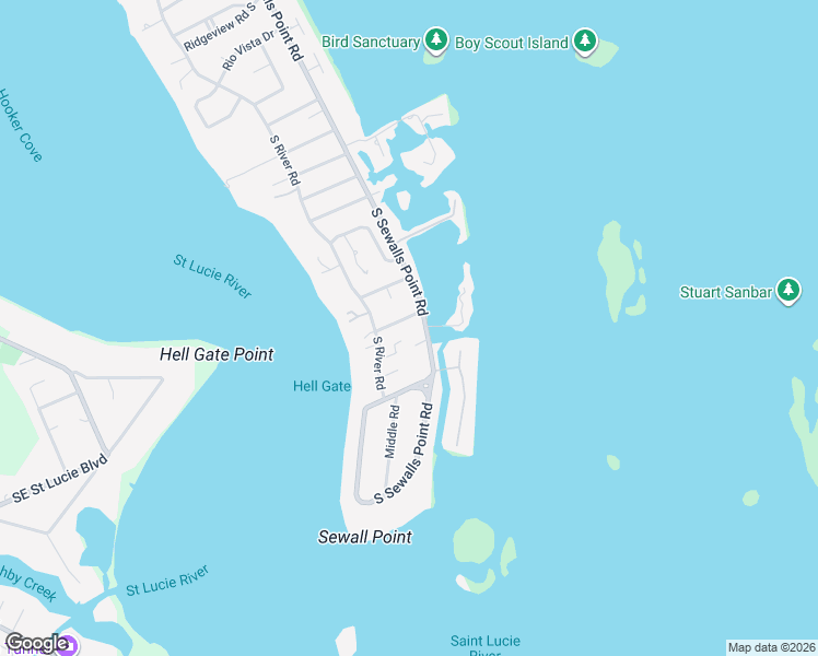 map of restaurants, bars, coffee shops, grocery stores, and more near 173 South Sewalls Point Road in Stuart