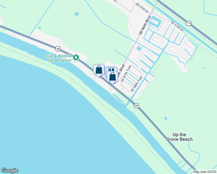 map of restaurants, bars, coffee shops, grocery stores, and more near 8590 U.S. 441 in Okeechobee