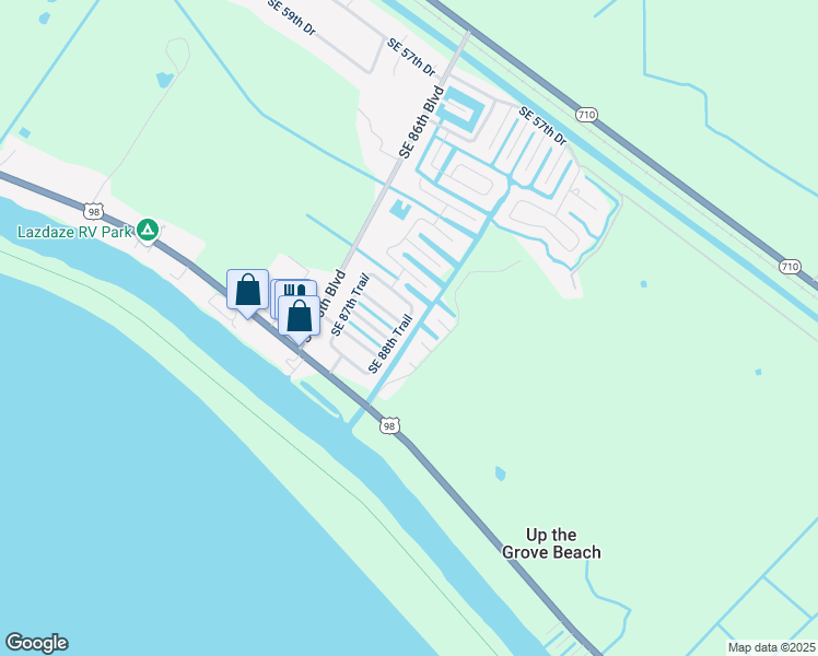 map of restaurants, bars, coffee shops, grocery stores, and more near 9097 Southeast 67th Way in Okeechobee
