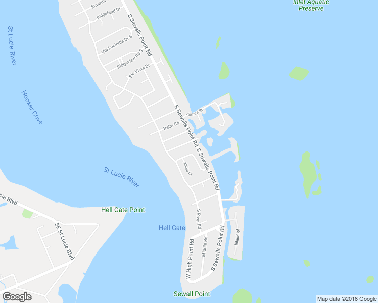 map of restaurants, bars, coffee shops, grocery stores, and more near 111 Henry Sewall Way in Stuart