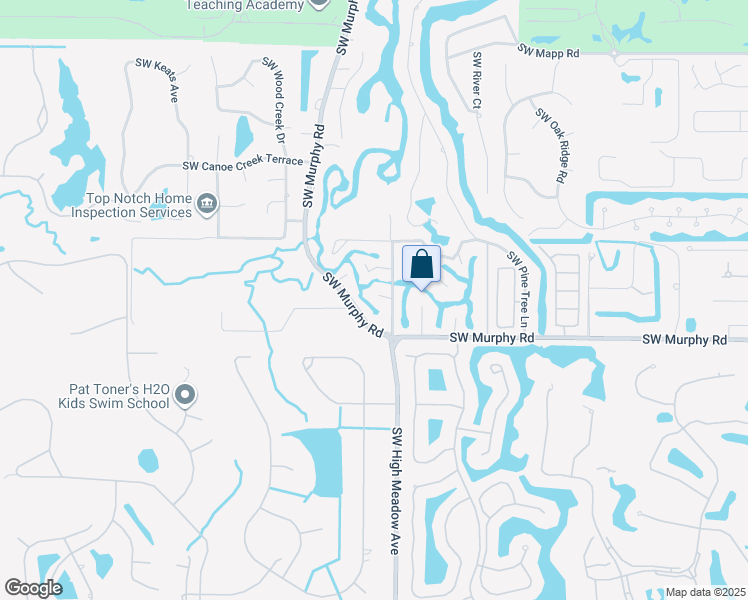 map of restaurants, bars, coffee shops, grocery stores, and more near 3040 Southwest Woodland Trail in Palm City
