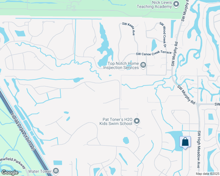 map of restaurants, bars, coffee shops, grocery stores, and more near 1764 Southwest Saint Andrews Drive in Palm City