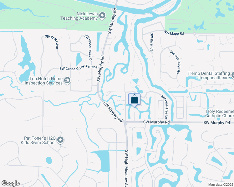 map of restaurants, bars, coffee shops, grocery stores, and more near 3082 Southwest Lake Terrace in Palm City