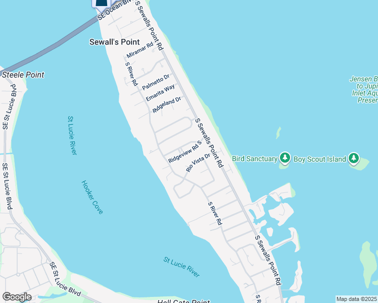 map of restaurants, bars, coffee shops, grocery stores, and more near in Stuart