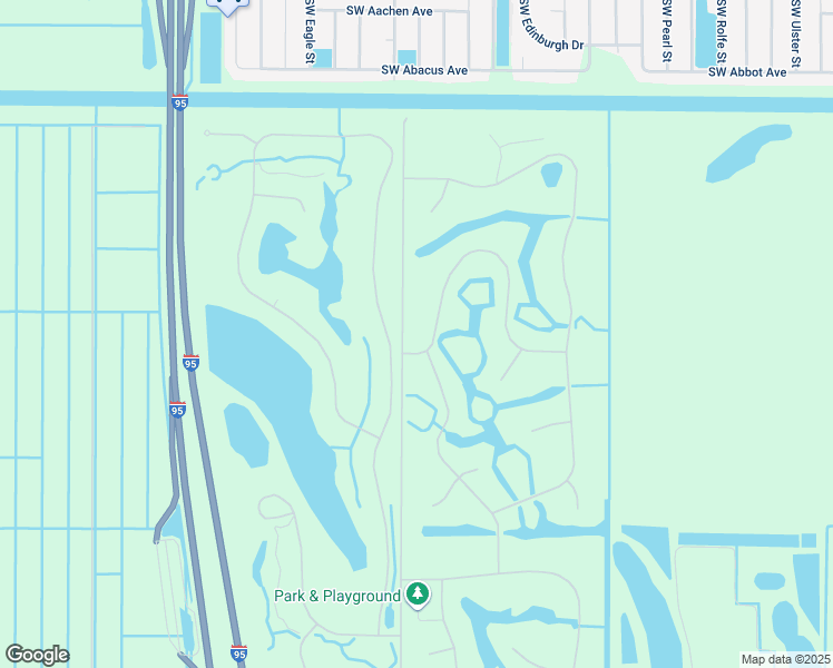 map of restaurants, bars, coffee shops, grocery stores, and more near 601 Southwest Stuart West Boulevard in Palm City
