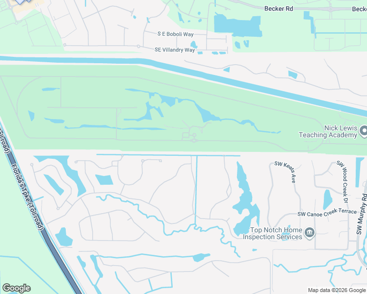 map of restaurants, bars, coffee shops, grocery stores, and more near 4276 Southwest Bimini Circle South in Palm City