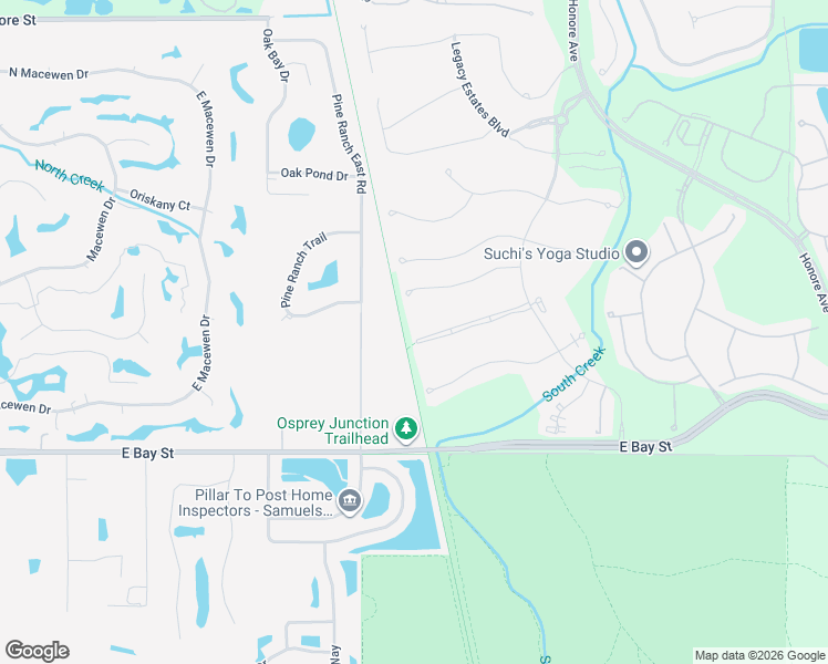 map of restaurants, bars, coffee shops, grocery stores, and more near 1 Bay Street in Sarasota