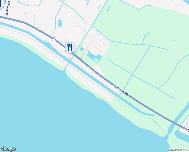map of restaurants, bars, coffee shops, grocery stores, and more near 5300 U.S. 441 in Okeechobee