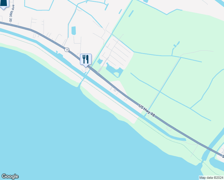 map of restaurants, bars, coffee shops, grocery stores, and more near 5300 U.S. 441 in Okeechobee