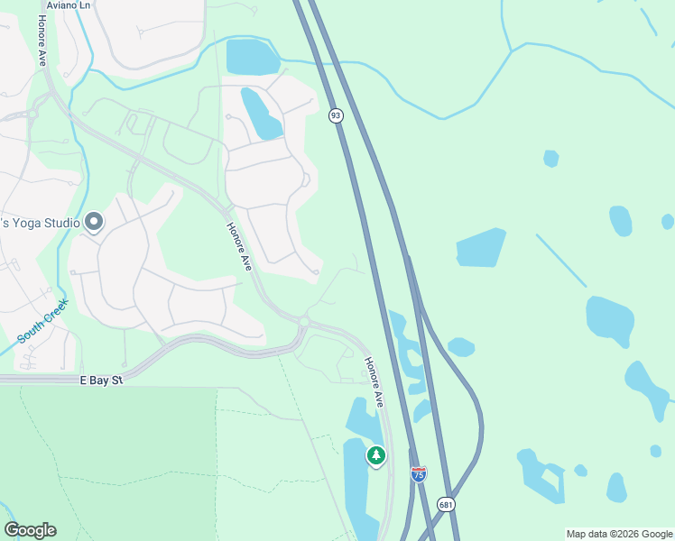 map of restaurants, bars, coffee shops, grocery stores, and more near 12542 Marsh Pointe Road in Sarasota