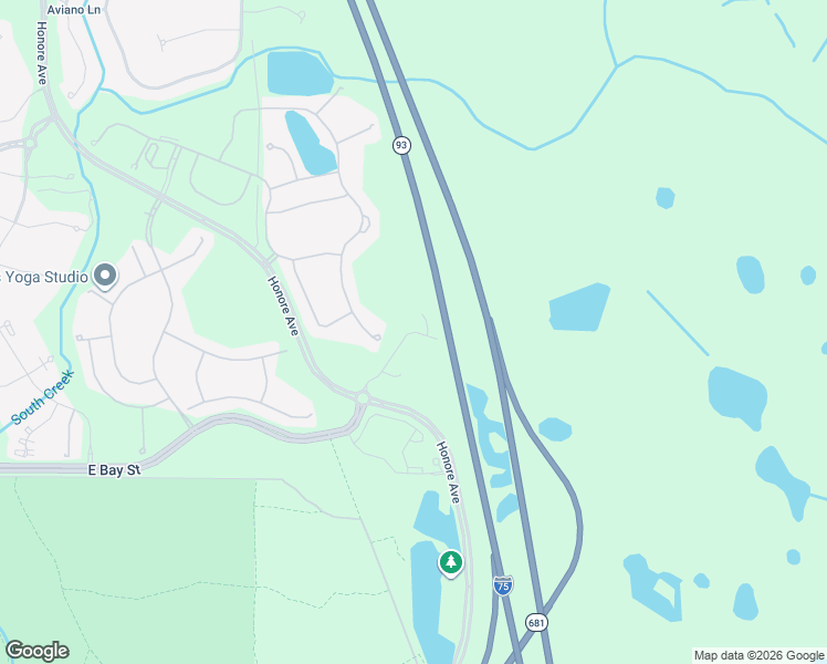 map of restaurants, bars, coffee shops, grocery stores, and more near 12542 Marsh Pointe Road in Sarasota