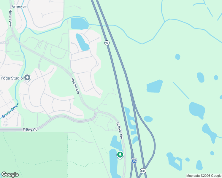 map of restaurants, bars, coffee shops, grocery stores, and more near 12542 Marsh Pointe Road in Sarasota
