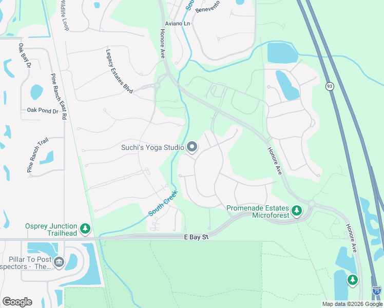 map of restaurants, bars, coffee shops, grocery stores, and more near 5535 Native Henna Court in Sarasota