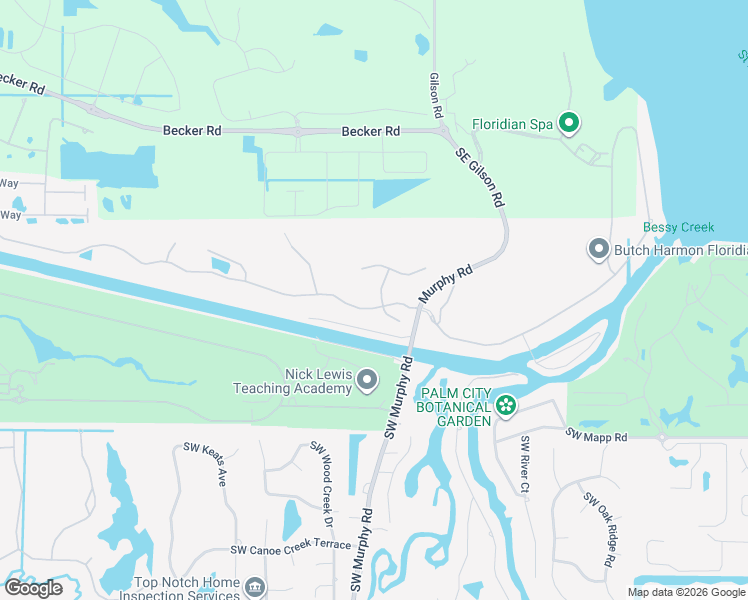 map of restaurants, bars, coffee shops, grocery stores, and more near 3271 Southwest Rivers End Way in Palm City