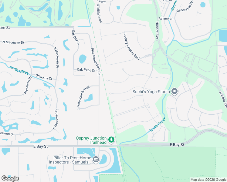 map of restaurants, bars, coffee shops, grocery stores, and more near 5301 Salcano Street in Sarasota