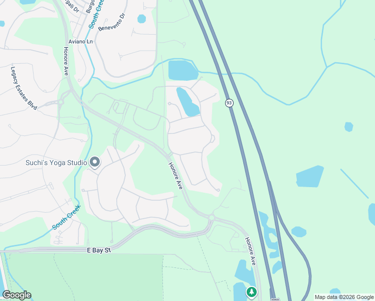 map of restaurants, bars, coffee shops, grocery stores, and more near 5740 Eagle Creek Rd in Sarasota