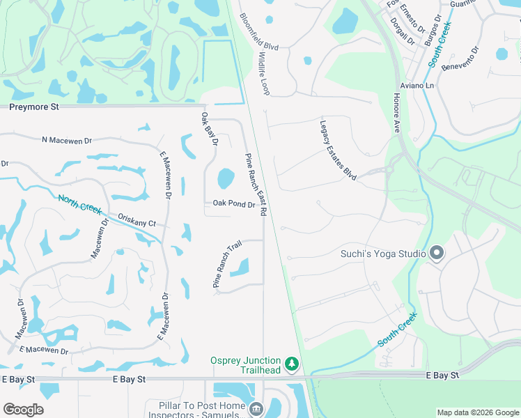 map of restaurants, bars, coffee shops, grocery stores, and more near 846 Oak Pond Drive in Osprey