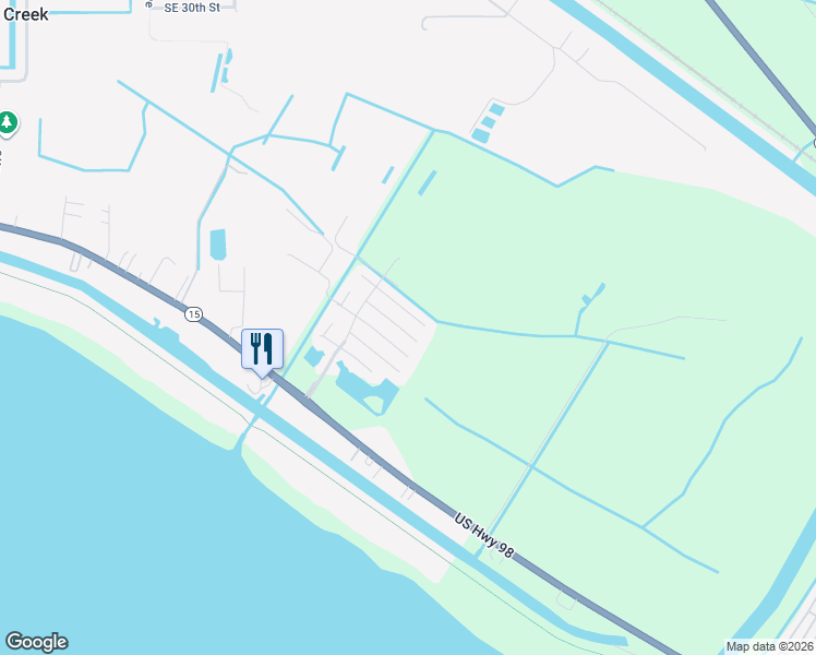 map of restaurants, bars, coffee shops, grocery stores, and more near 5216 Southeast 42nd Trce in Okeechobee