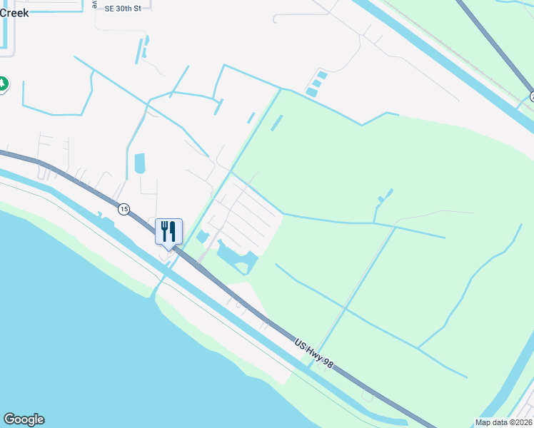 map of restaurants, bars, coffee shops, grocery stores, and more near 5216 Southeast 42nd Trce in Okeechobee