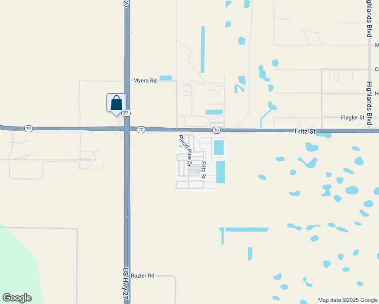 map of restaurants, bars, coffee shops, grocery stores, and more near Placid Pine Drive in Lake Placid