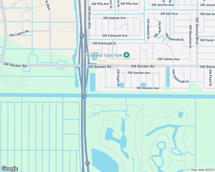 map of restaurants, bars, coffee shops, grocery stores, and more near 4689 Southwest Cacao Street in Port St. Lucie